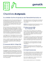 Checkliste Arztpraxis
