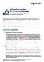 Checkliste Physiotherapiepraxen