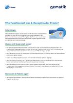 Anleitung Praxispersonal: Wie funktioniert das E-Rezept in der Praxis?