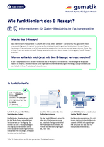 Kurz erklärt für (Zahn-)Medizinische Fachangestellte: Wie funktioniert das E-Rezept?
